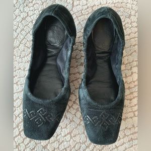 Timberland Suede Square Toe Flats Sz7